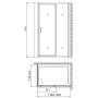Душевой уголок GEMY Sunny Bay S28191B-A75. Фото