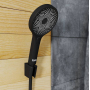 Лейка для душа черная SpaHome IDDIS SPA3F0Bi18. Фото