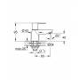 GROHE 20421000 BauEdge Вертикальный вентиль. Фото