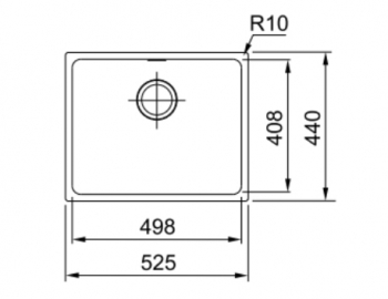 Мойка кухонная FRANKE Sirius SID110-50 125.0443.353. Фото