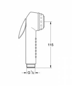 Гигиенический душ GROHE Trigger Spray 28020K00. Фото