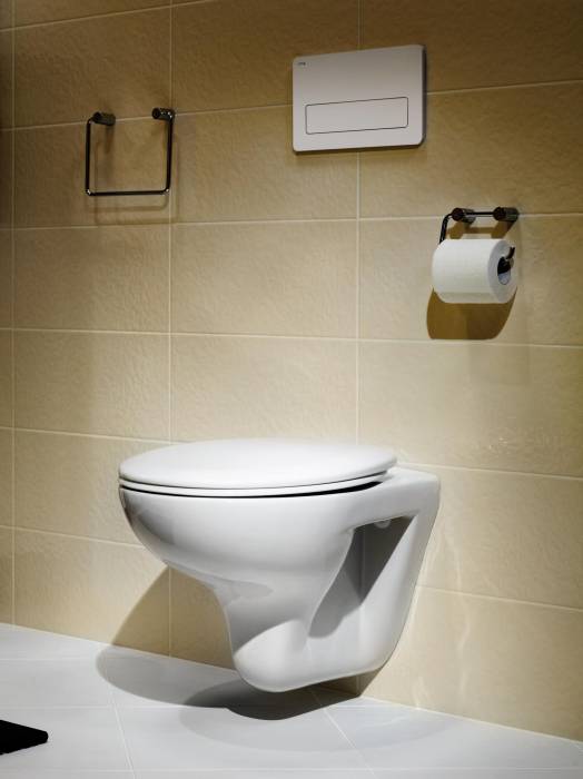 Сиденье Mateo Soft Close ZRU9302822 с микролифтом, петли хром ROCA. Фото