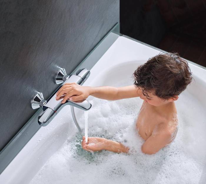 Термостатический смеситель для ванны GROHE Grohtherm 1000 34155003. Фото