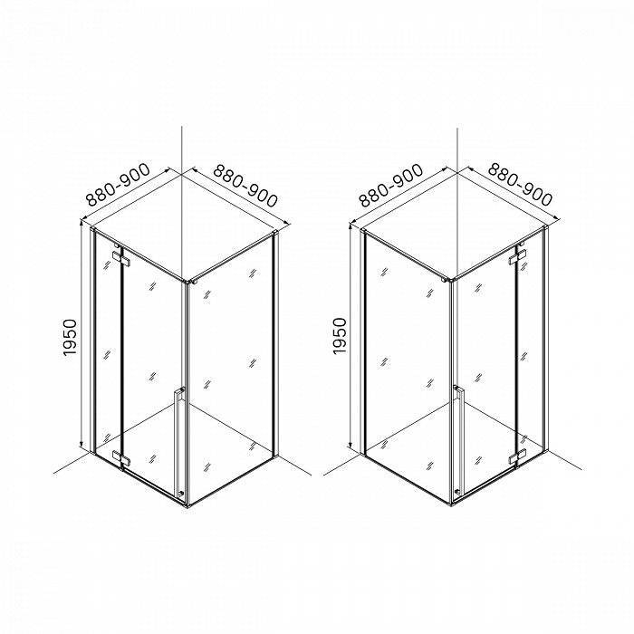 Душевой угол IDDIS Slide 90х90 SLI6GS0i23. Фото