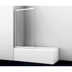 Стеклянная шторка на ванну WASSERKRAFT Main 41S02-80. Фото