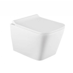 SOLE CUBE 2 Безободковый унитаз подвесной с сиденьем Soft-close SOLE CUBE 2 Безободковый унитаз подвесной с сиденьем Soft-close. Фото