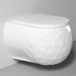 Безободковый подвесной унитаз BIEN Pent PNKA052N1VP0W3000 с гигиеническим покрытием Безободковый подвесной унитаз BIEN Pent PNKA052N1VP0W3000 с гигиеническим покрытием. Фото